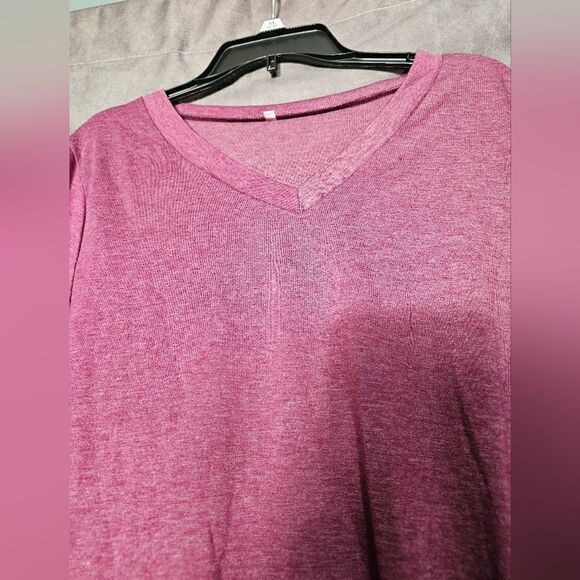 Women's Side Buttons Long Sleeves Top XL - Picture 4 of 4